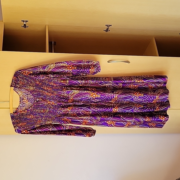 Medium Retro Satin Evening Dress - Picture 2 of 6